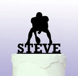 Personalised American Football Cake Topper