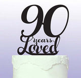 Beautiful 90th Cake Topper