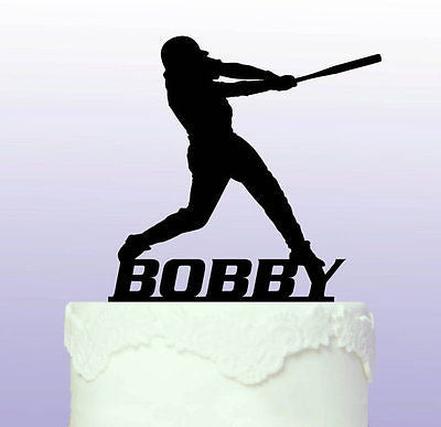 Personalised Baseball Cake Topper