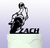 Personalised Race Bike Cake Topper Racing Motorbike