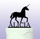 Unicorn Personalised Cake Topper